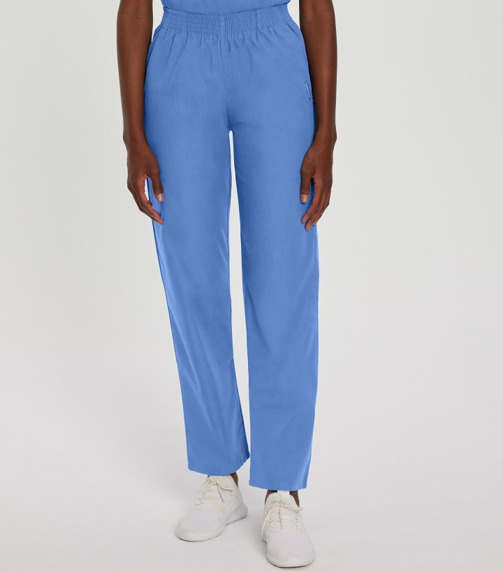 Landau Essentials Women's Straight-Leg Scrub Pants